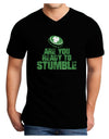 Are You Ready To Stumble Funny Adult Dark V-Neck T-Shirt by TooLoud-TooLoud-Black-Small-Davson Sales
