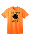 Ares Adult T-Shirt - Personalized Cabin 5 Collection-Mens T-shirts-TooLoud-Neon-Orange-Small-Davson Sales