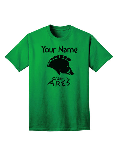 Ares Adult T-Shirt - Personalized Cabin 5 Collection-Mens T-shirts-TooLoud-Kelly-Green-Small-Davson Sales