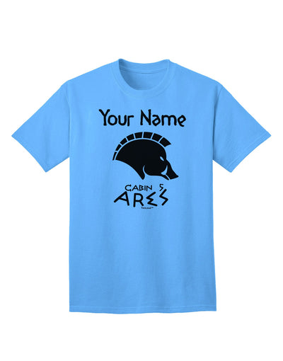 Ares Adult T-Shirt - Personalized Cabin 5 Collection-Mens T-shirts-TooLoud-Aquatic-Blue-Small-Davson Sales