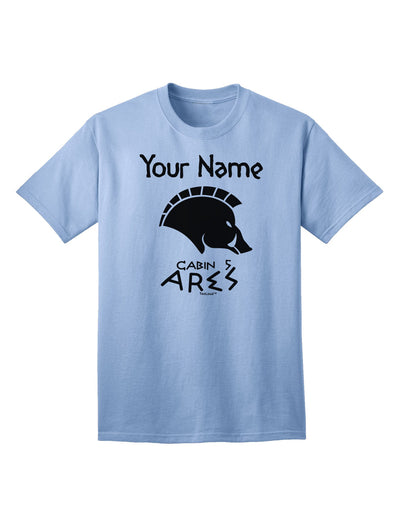 Ares Adult T-Shirt - Personalized Cabin 5 Collection-Mens T-shirts-TooLoud-Light-Blue-Small-Davson Sales