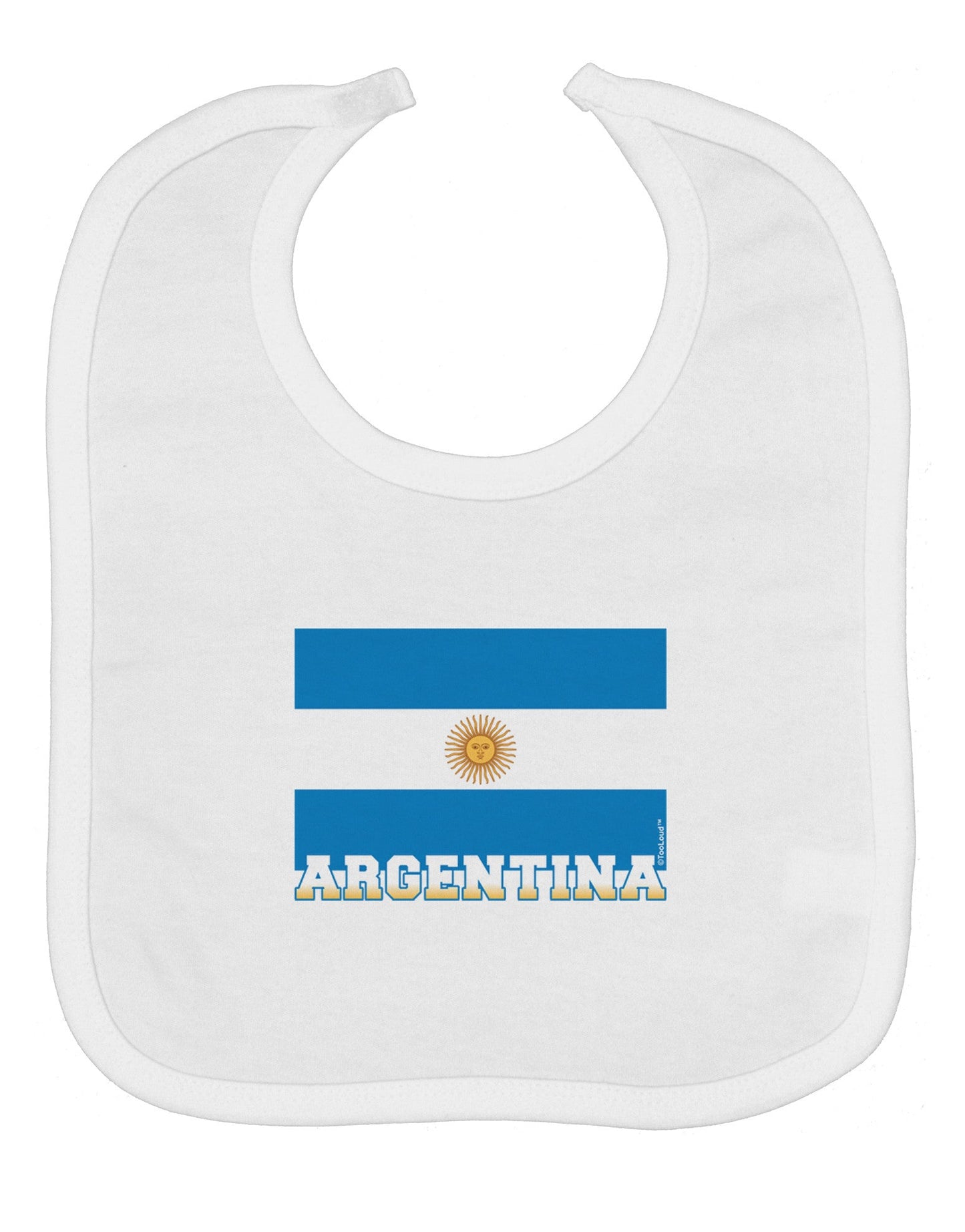 Argentina Flag Baby Bib