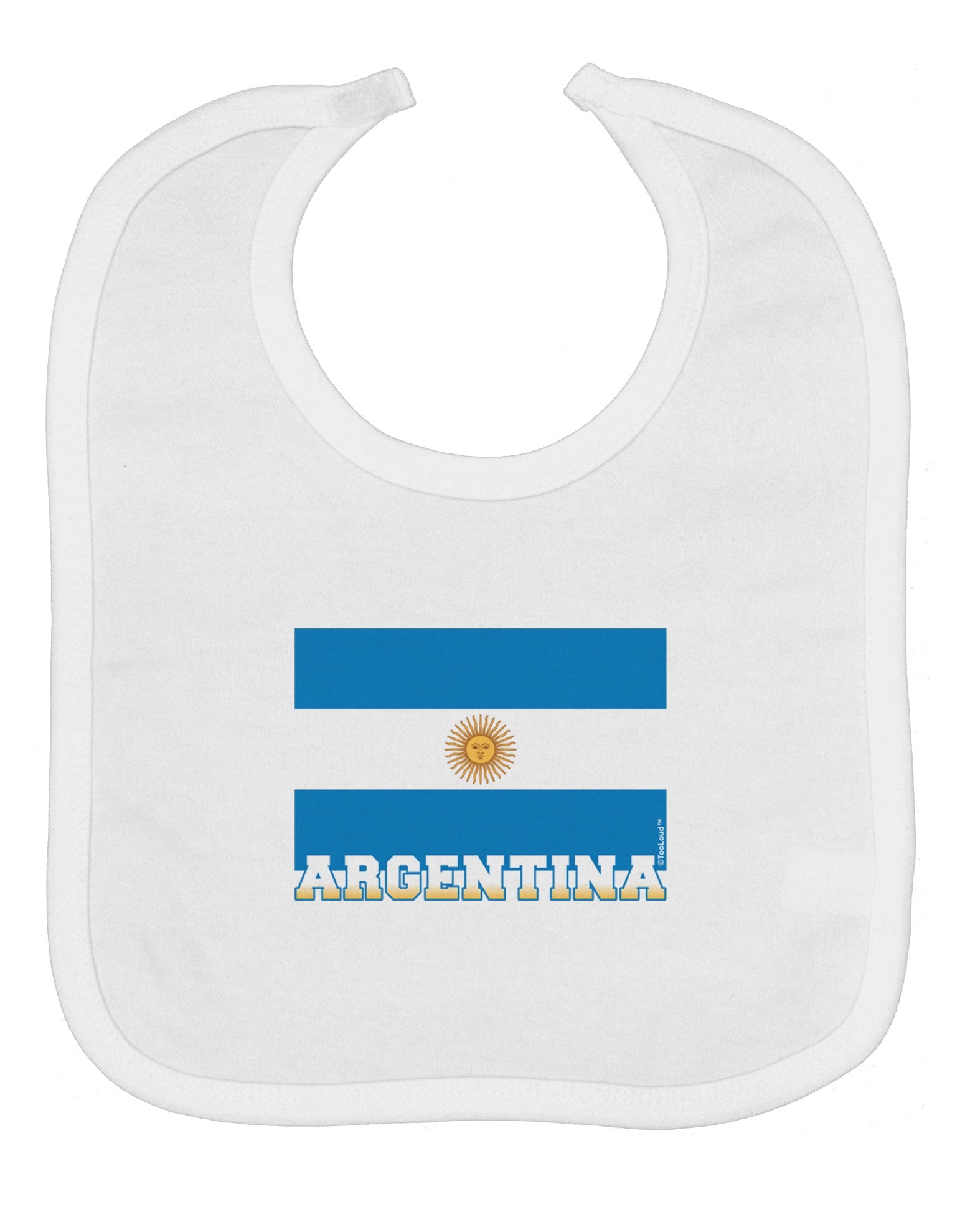 Argentina Flag Baby Bib