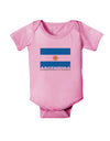 Argentina Flag Baby Romper Bodysuit-Baby Romper-TooLoud-Pink-06-Months-Davson Sales