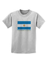 Argentina Flag Childrens T-Shirt-Childrens T-Shirt-TooLoud-AshGray-X-Small-Davson Sales