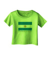 Argentina Flag Infant T-Shirt-Infant T-Shirt-TooLoud-Lime-Green-06-Months-Davson Sales