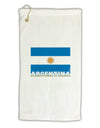 Argentina Flag Micro Terry Gromet Golf Towel 16 x 25 inch-Golf Towel-TooLoud-White-Davson Sales