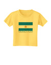 Argentina Flag Toddler T-Shirt-Toddler T-Shirt-TooLoud-Yellow-2T-Davson Sales