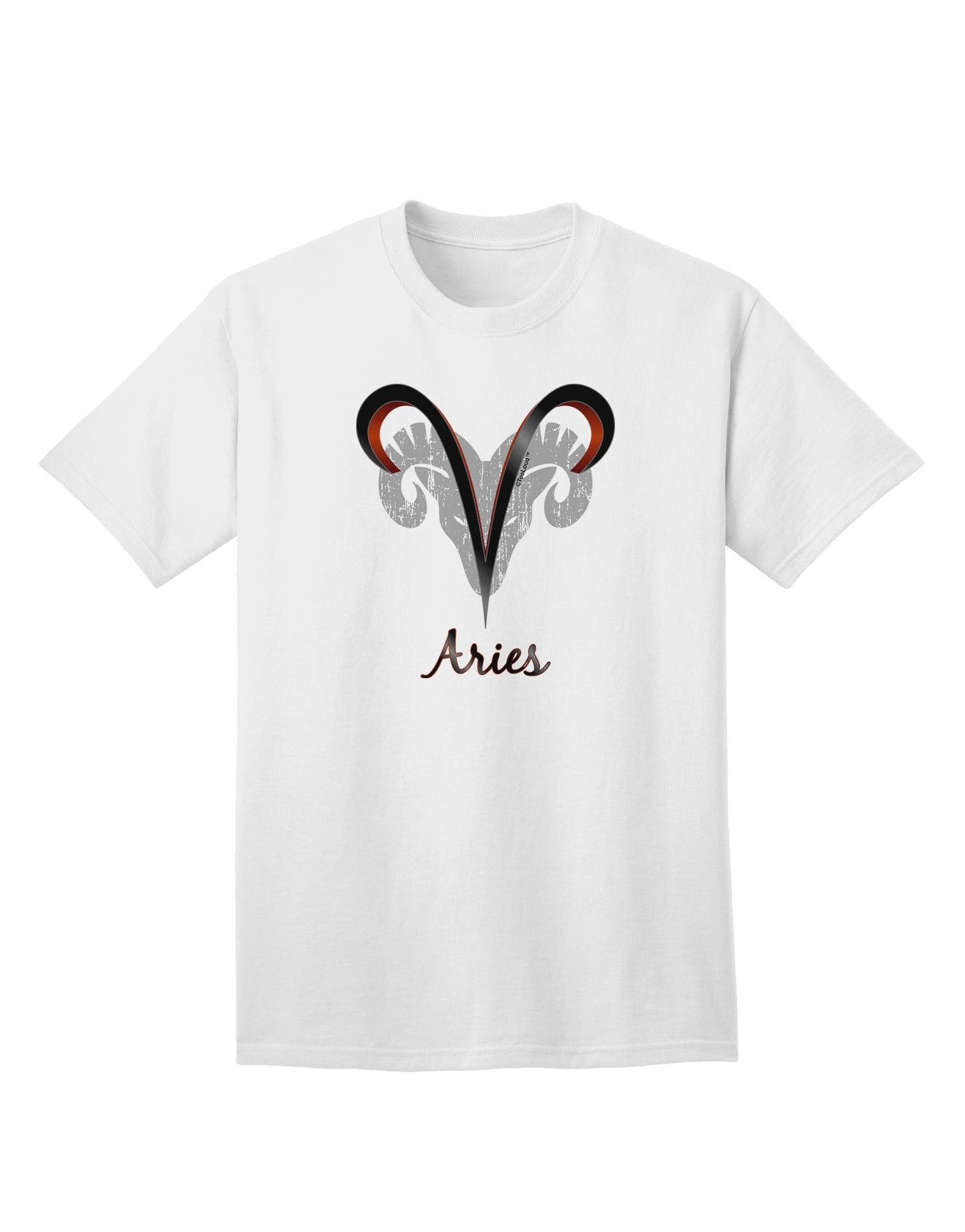 Aries Symbol Adult T-Shirt-unisex t-shirt-TooLoud-White-Small-Davson Sales