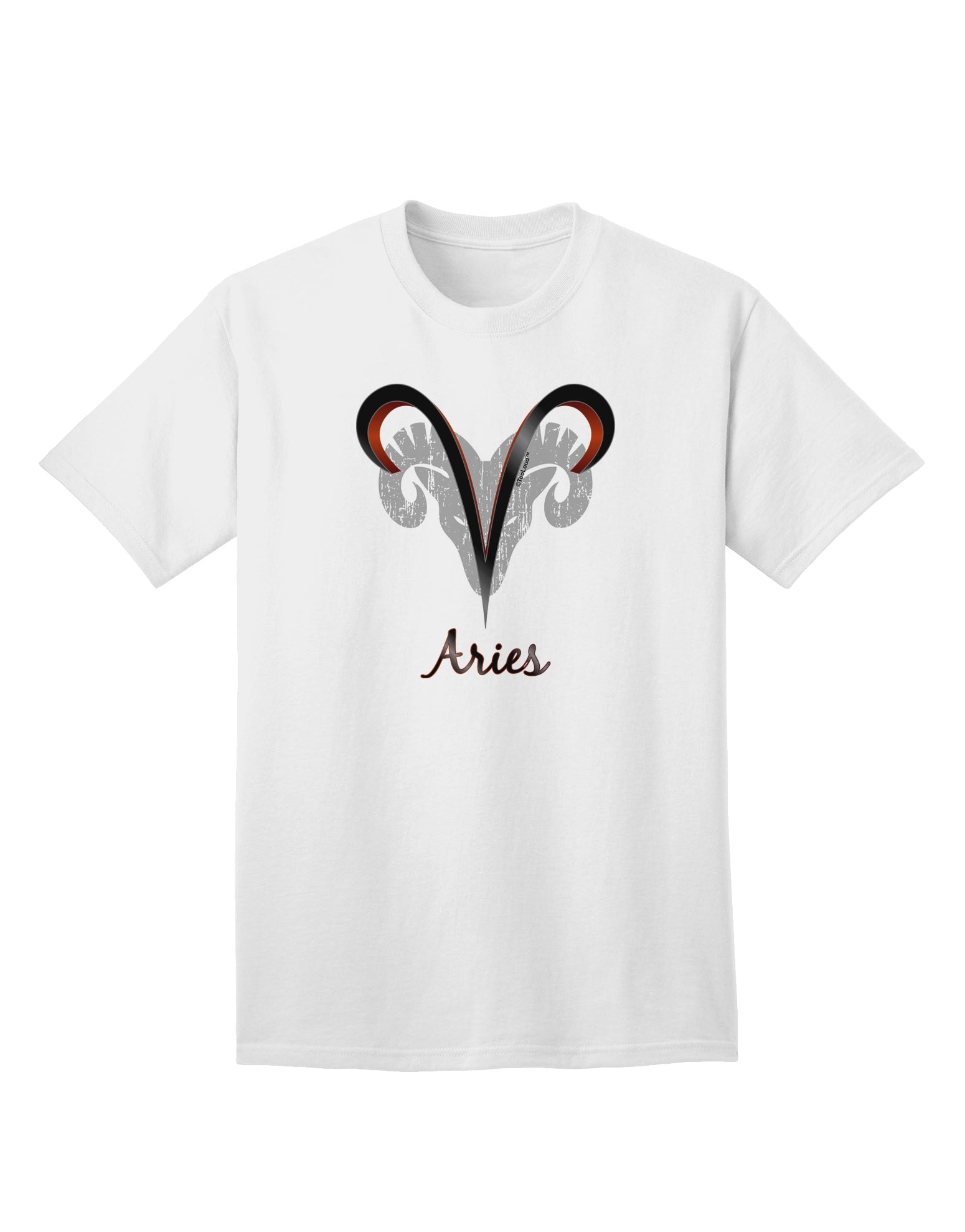 Aries Symbol Adult T-Shirt-unisex t-shirt-TooLoud-White-Small-Davson Sales