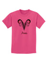 Aries Symbol Childrens T-Shirt-Childrens T-Shirt-TooLoud-Sangria-X-Small-Davson Sales