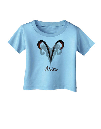 Aries Symbol Infant T-Shirt-Infant T-Shirt-TooLoud-Aquatic-Blue-06-Months-Davson Sales