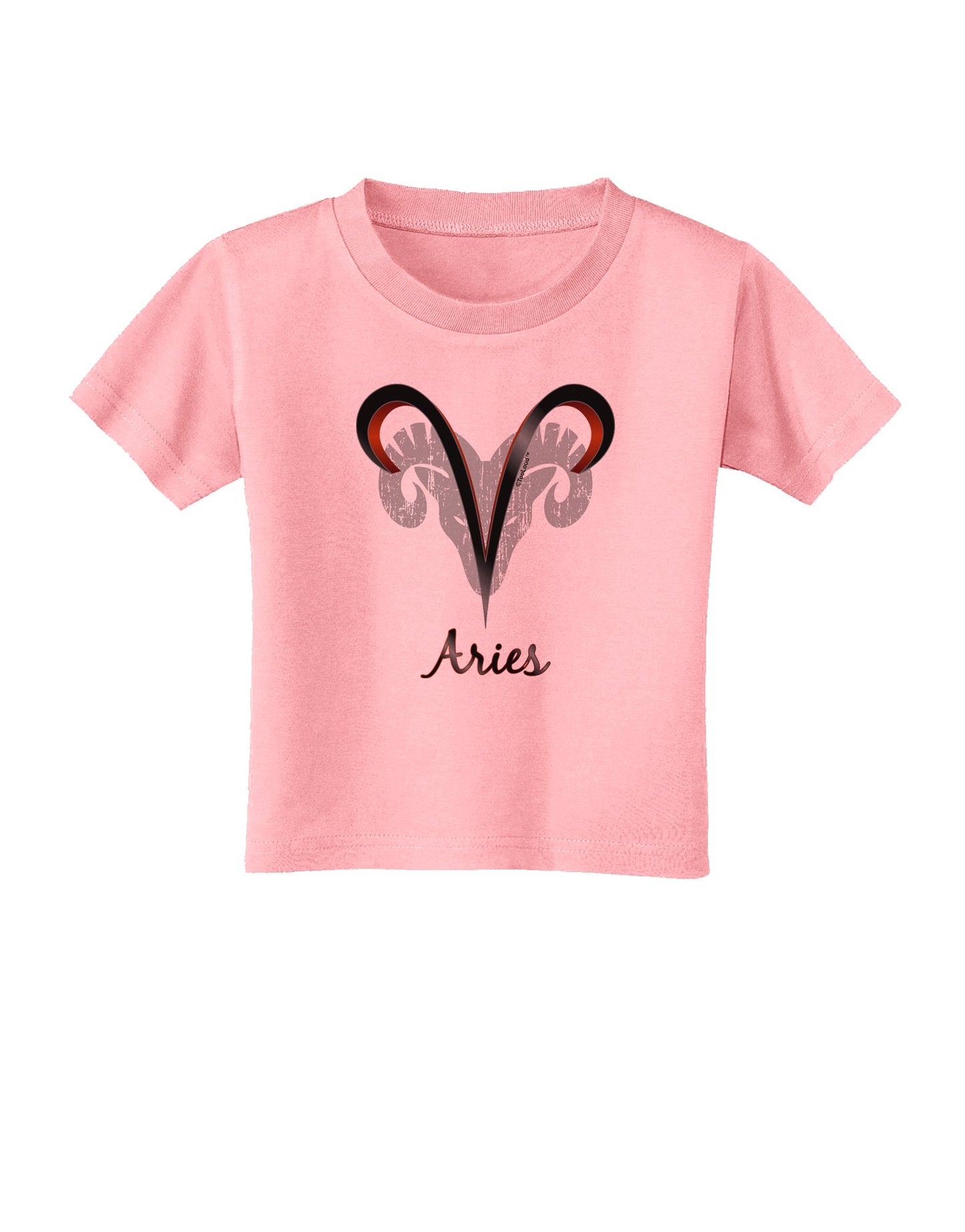 Aries Symbol Toddler T-Shirt-Toddler T-Shirt-TooLoud-Candy-Pink-2T-Davson Sales