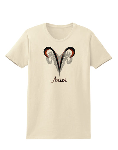 Aries Symbol Womens T-Shirt-Womens T-Shirt-TooLoud-Natural-X-Small-Davson Sales