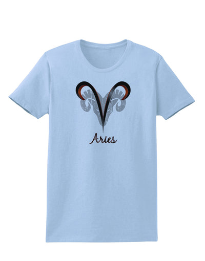 Aries Symbol Womens T-Shirt-Womens T-Shirt-TooLoud-Light-Blue-X-Small-Davson Sales