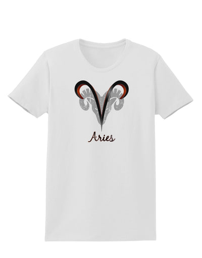 Aries Symbol Womens T-Shirt-Womens T-Shirt-TooLoud-White-X-Small-Davson Sales