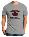 Arizona Football Adult V-Neck T-shirt by TooLoud-Mens V-Neck T-Shirt-TooLoud-HeatherGray-Small-Davson Sales