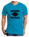 Arizona Football Adult V-Neck T-shirt by TooLoud-Mens V-Neck T-Shirt-TooLoud-Turquoise-Small-Davson Sales