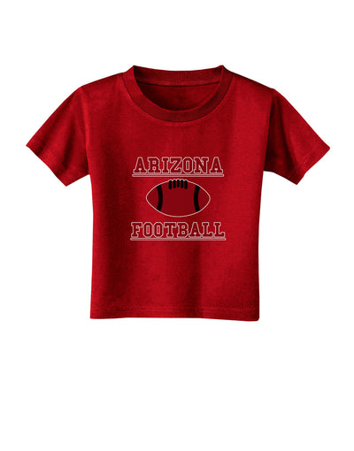 Arizona Football Toddler T-Shirt Dark by TooLoud-Toddler T-Shirt-TooLoud-Red-2T-Davson Sales