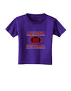 Arizona Football Toddler T-Shirt Dark by TooLoud-Toddler T-Shirt-TooLoud-Purple-2T-Davson Sales