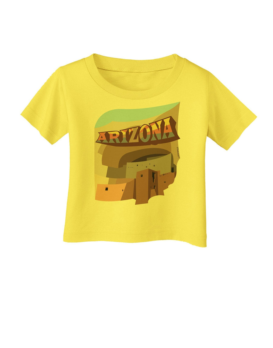 Arizona Montezuma Castle Infant T-Shirt-Infant T-Shirt-TooLoud-White-18-Months-Davson Sales