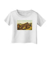 Arizona Mountains Watercolor Infant T-Shirt-Infant T-Shirt-TooLoud-White-06-Months-Davson Sales