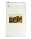 Arizona Mountains Watercolor Micro Terry Gromet Golf Towel 11&#x22;x19-Golf Towel-TooLoud-White-Davson Sales