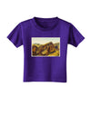 Arizona Mountains Watercolor Toddler T-Shirt Dark-Toddler T-Shirt-TooLoud-Purple-2T-Davson Sales