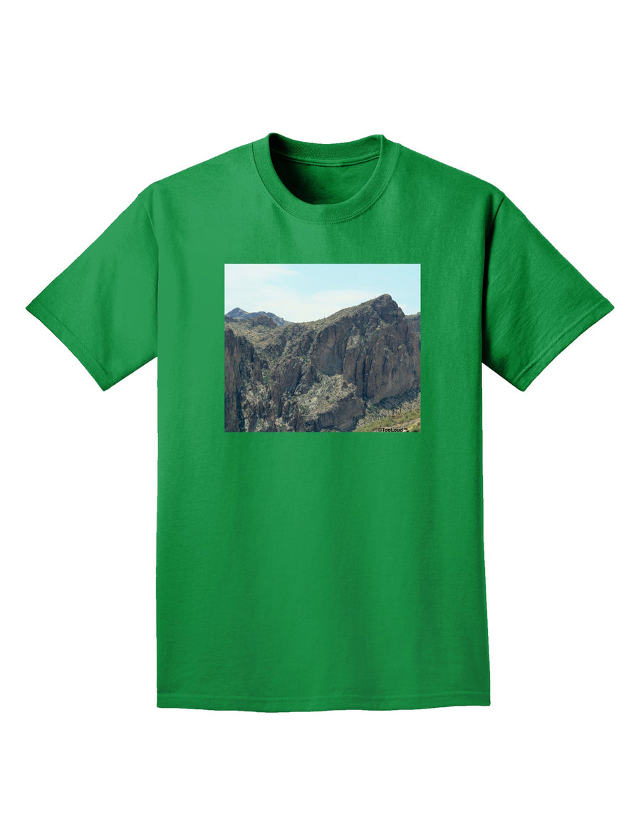 Arizona Saguaro Lake Mountains Adult Dark T-Shirt-Mens T-Shirt-TooLoud-Purple-Small-Davson Sales