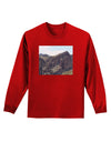 Arizona Saguaro Lake Mountains Adult Long Sleeve Dark T-Shirt-TooLoud-Red-Small-Davson Sales