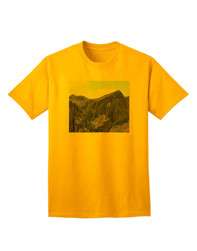 Arizona Saguaro Lake Mountains - Premium Adult T-Shirt Collection-Mens T-shirts-TooLoud-Gold-Small-Davson Sales