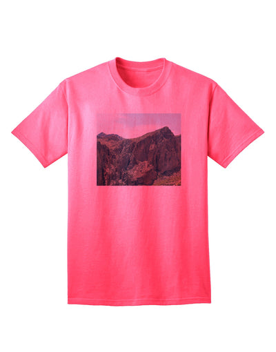 Arizona Saguaro Lake Mountains - Premium Adult T-Shirt Collection-Mens T-shirts-TooLoud-Neon-Pink-Small-Davson Sales