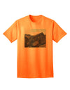 Arizona Saguaro Lake Mountains - Premium Adult T-Shirt Collection-Mens T-shirts-TooLoud-Neon-Orange-Small-Davson Sales