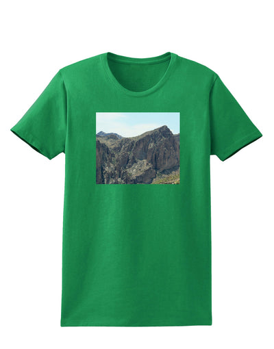 Arizona Saguaro Lake Mountains Womens Dark T-Shirt-TooLoud-Kelly-Green-X-Small-Davson Sales