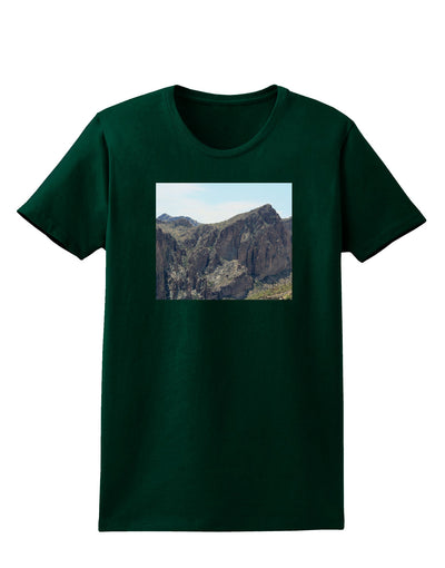 Arizona Saguaro Lake Mountains Womens Dark T-Shirt-TooLoud-Forest-Green-Small-Davson Sales