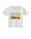 Arizona Scene Watercolor Toddler T-Shirt-Toddler T-Shirt-TooLoud-White-4T-Davson Sales