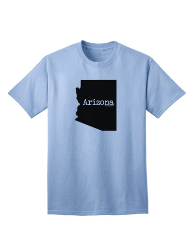 Arizona State Shape Adult T-Shirt by TooLoud - Show your love for Arizona with this stylish and high-quality adult t-shirt.-Mens T-shirts-TooLoud-Light-Blue-Small-Davson Sales