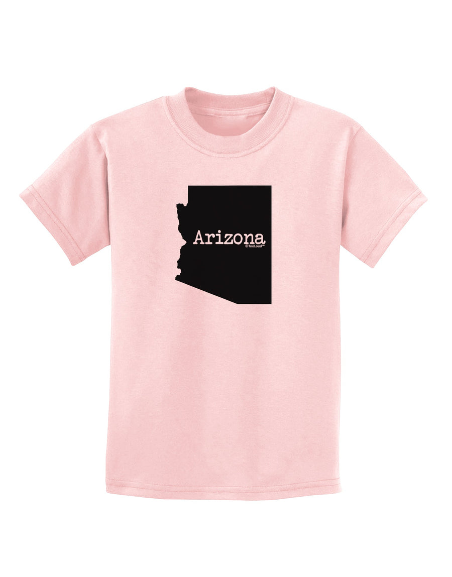 Arizona - United States Shape Childrens T-Shirt by TooLoud-Childrens T-Shirt-TooLoud-White-X-Small-Davson Sales