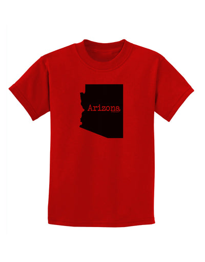 Arizona - United States Shape Childrens T-Shirt by TooLoud-Childrens T-Shirt-TooLoud-Red-X-Small-Davson Sales