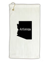 Arizona - United States Shape Micro Terry Gromet Golf Towel 11&#x22;x19-Golf Towel-TooLoud-White-Davson Sales