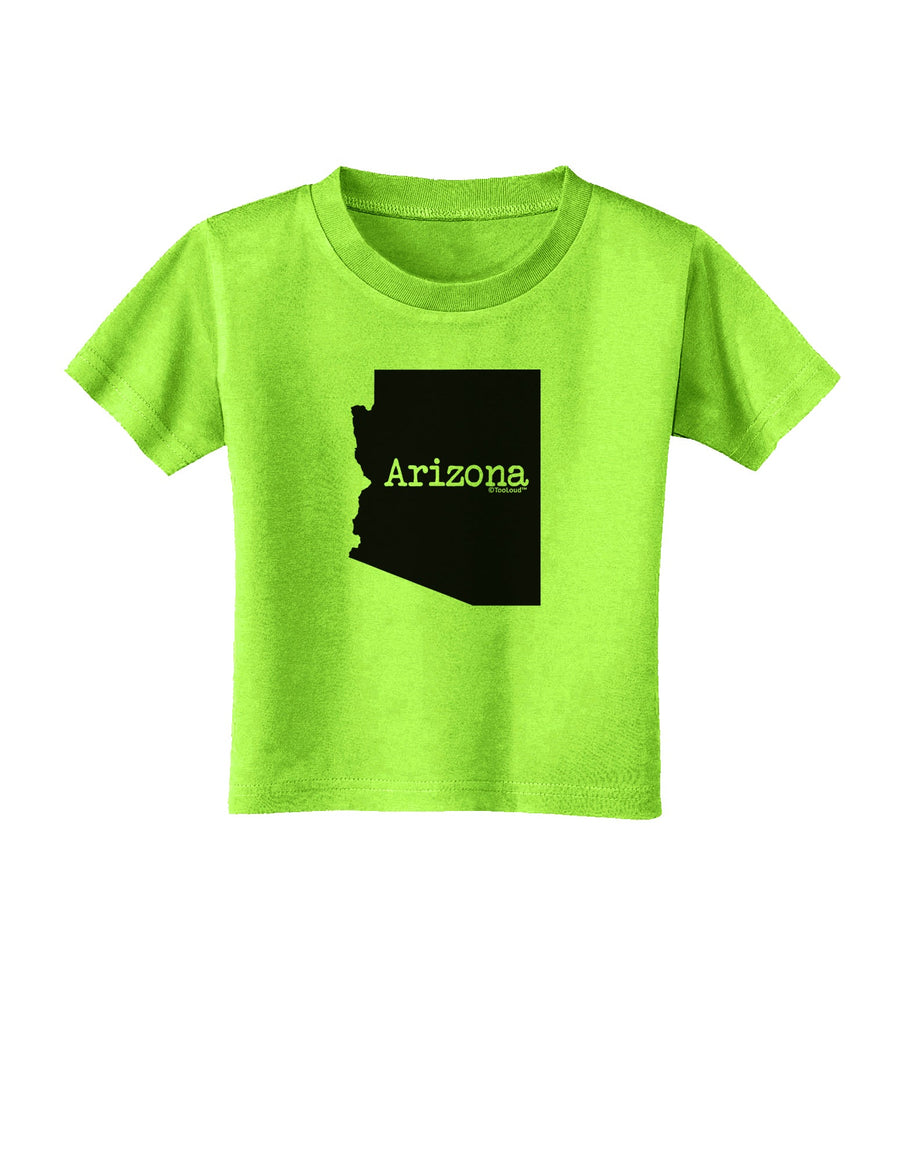 Arizona - United States Shape Toddler T-Shirt by TooLoud-Toddler T-Shirt-TooLoud-White-2T-Davson Sales