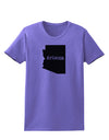 Arizona - United States Shape Womens T-Shirt by TooLoud-Womens T-Shirt-TooLoud-Violet-X-Small-Davson Sales