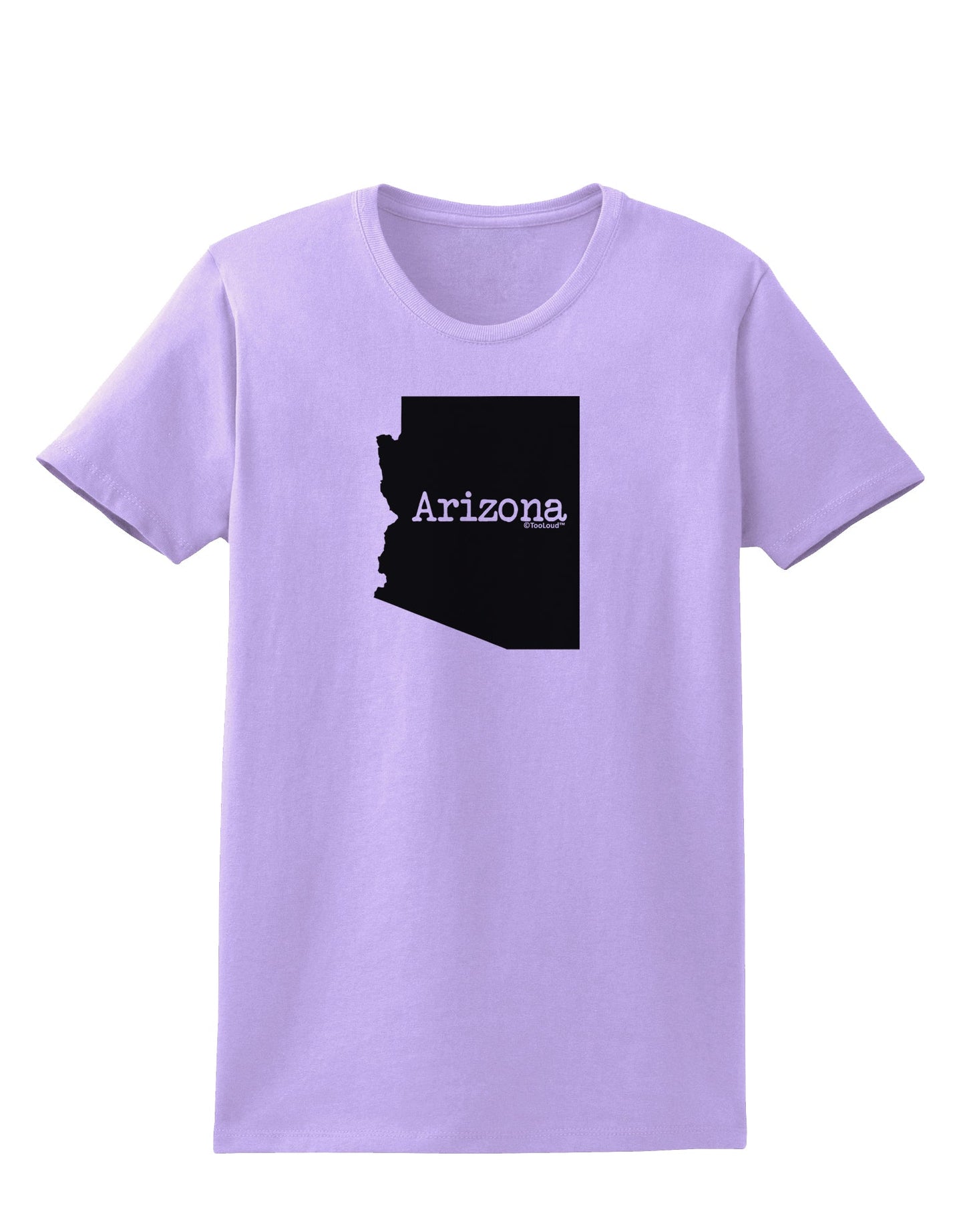 Arizona - United States Shape Womens T-Shirt by TooLoud-Womens T-Shirt-TooLoud-Lavender-X-Small-Davson Sales