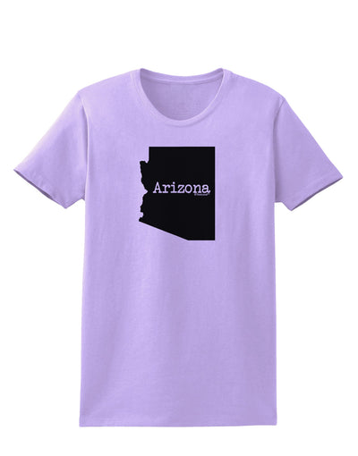 Arizona - United States Shape Womens T-Shirt by TooLoud-Womens T-Shirt-TooLoud-Lavender-X-Small-Davson Sales