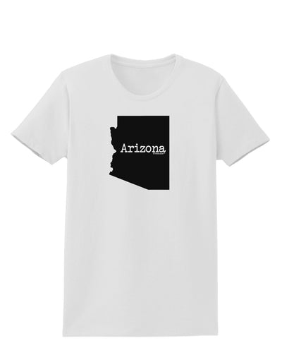 Arizona - United States Shape Womens T-Shirt by TooLoud-Womens T-Shirt-TooLoud-White-X-Small-Davson Sales