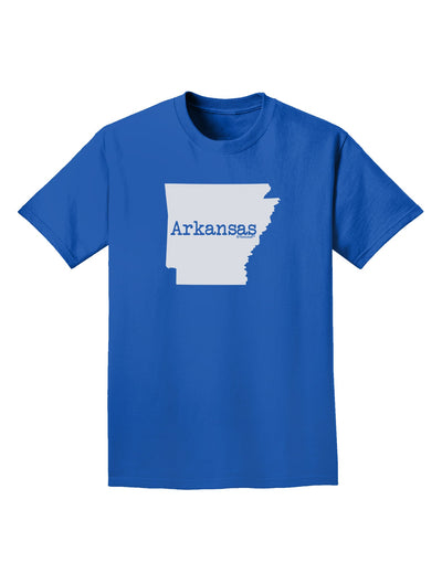 Arkansas - United States Shape Adult Dark T-Shirt by TooLoud-Mens T-Shirt-TooLoud-Royal-Blue-Small-Davson Sales