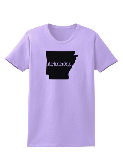 Arkansas - United States Shape Womens T-Shirt by TooLoud-Womens T-Shirt-TooLoud-Lavender-X-Small-Davson Sales