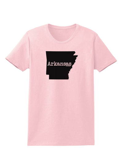 Arkansas - United States Shape Womens T-Shirt by TooLoud-Womens T-Shirt-TooLoud-PalePink-X-Small-Davson Sales