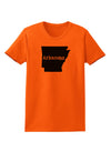 Arkansas - United States Shape Womens T-Shirt by TooLoud-Womens T-Shirt-TooLoud-Orange-X-Small-Davson Sales