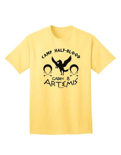 Artemis Cabin 8 - Camp Half Blood Adult T-Shirt: A Must-Have for Devoted Fans-Mens T-shirts-TooLoud-Yellow-Small-Davson Sales